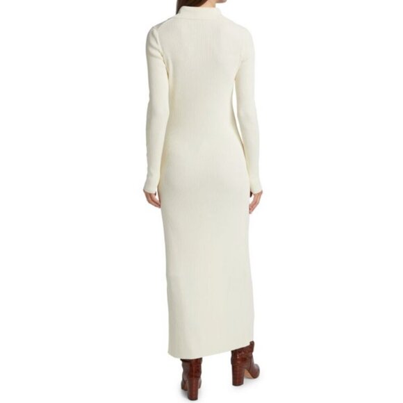 GAUGE81 Rubi Rib-Knit Dress in Ivory Maxi Dress Women's Size S - Picture 3 of 16